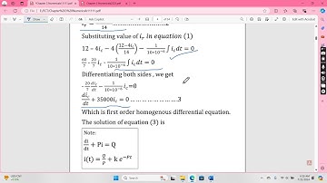 Transient analysis numerical by direct solution or classical,ECM and Electric Circuit Theory (part3)