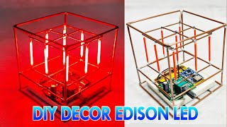 DIY LED Decor with 3Volt Edison Led