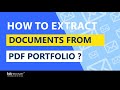 How to Extract Files from PDF Portfolio?