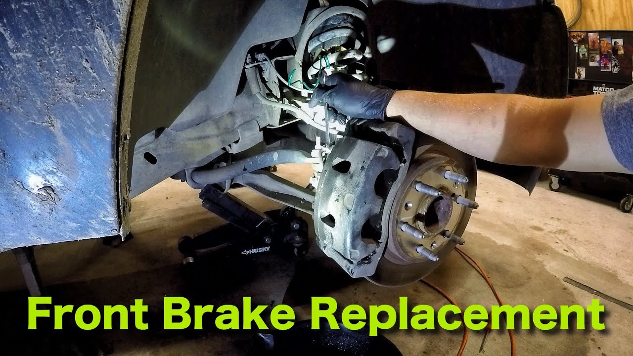 2007-2014 Chevy Silverado Front Brake Replacement - YouTube
