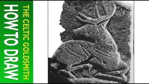 How to Draw Celtic Animals 165 - Pictish Stag - Part 1 of 4