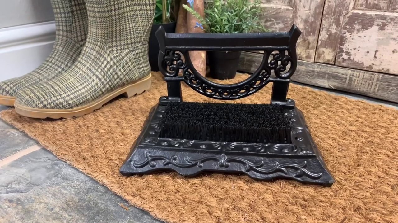 'Mallory' Victorian Styled Boot Brush and Scraper camera iphone 8 plus apk