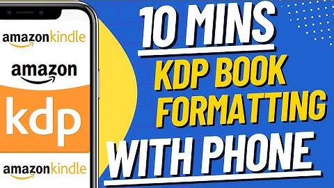 How to format your book for kdp using your phone (COMPLETE GUIDE) #makemoneyonline #kdp #amazonkdp