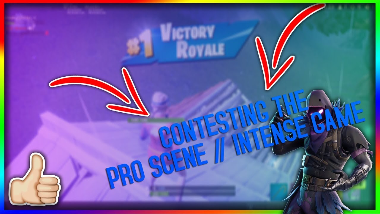 CONTESTING THE PRO SCENE // INTENSE GAME - YouTube