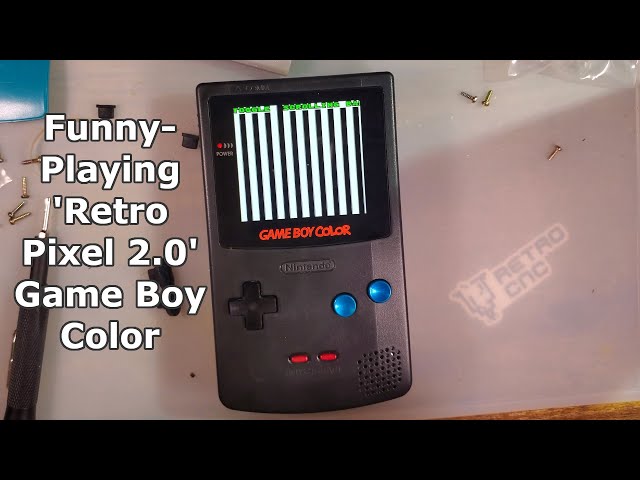 FunnyPlaying Game Boy Color Retro Pixel IPS Shell