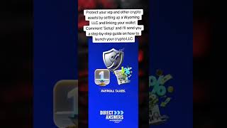 Setup a secure LLC to safeguard your crypto currency holdings and optimize your financial strategy