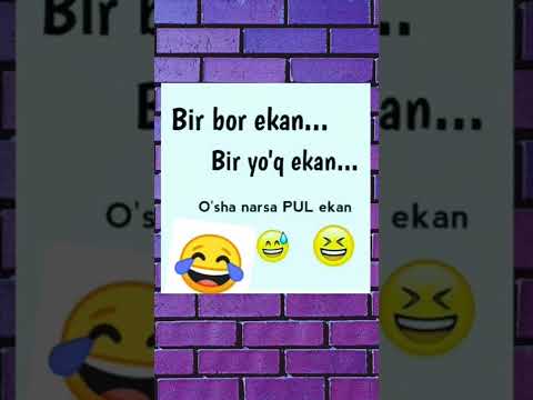 Bir bor ekan Bir yoʻq ekan oʻsha narsa pul ekan