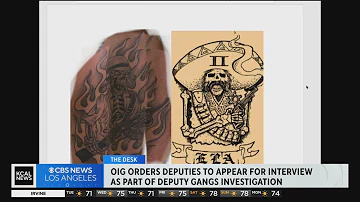 Deputies ordered to answer questions about gangs in the LA County Sheriff's Department