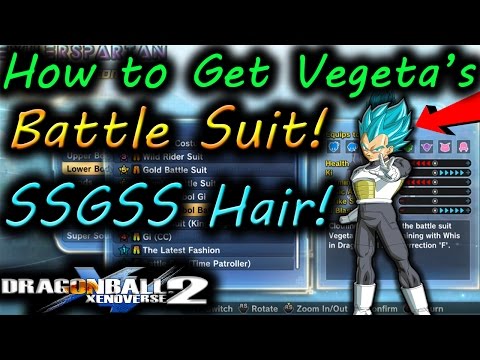 Dragon Ball XenoVerse 2: How To Get Vegeta's Battle Suit (Whis Symbol)! - By, Evilerspartan