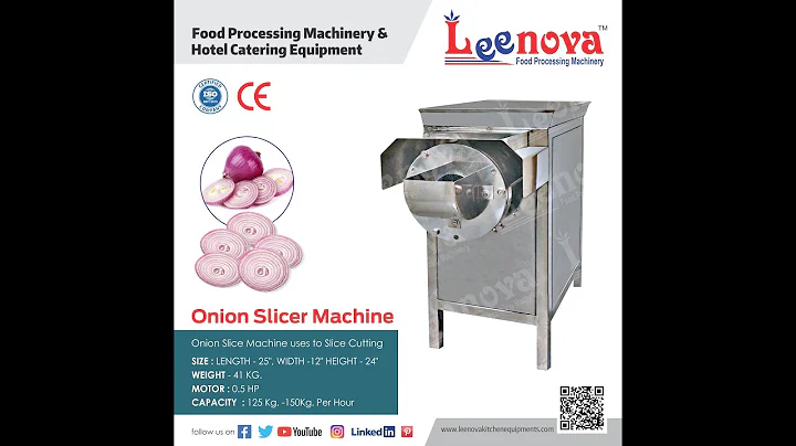 ONION SLICER MACHINE / ONION CUTTING MACHINE / ONION CHOPPER MACHIENE - LEENOVA KITCHEN EQUIPMENTS