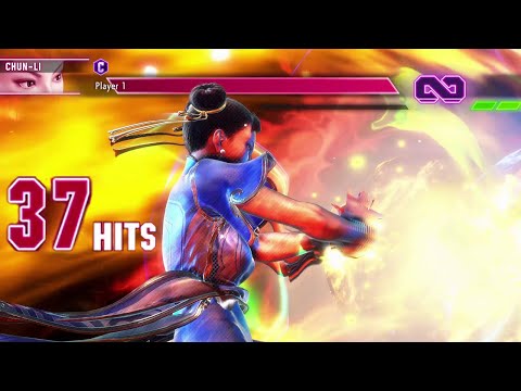 SF6: Chun Li 37-Hit, 6x Drive Rush Combo