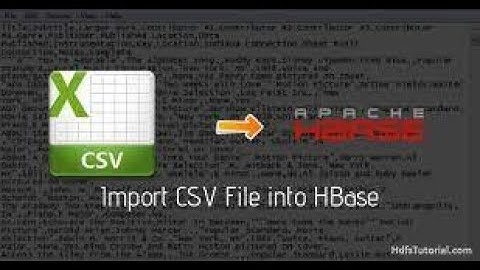 Import csv data from hadoop to hbase using ImportTsv