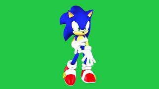 Sonic Dance Green Screen