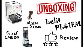 Lelit PL41EM, Graef CM800, Motta - Unboxing / Review (GR Audio - EN/GR Subs)