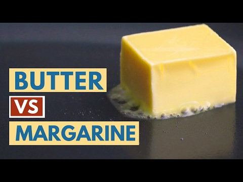 Video: Welche gesündere Butter oder Margarine?