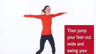 Day 8: Cross Over Jumping Jacks | #JumpForHealth