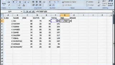 MS Excel Tutorial Urdu Part 3 By Irfan Wazir Ali