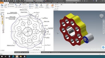 Eccentrically Cycloidal drive | Autodesk Inventor