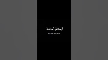 كرومات قرآن ، القارئ عبدالرحمن مسعد - سورة الحج آية 77