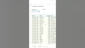 Google Sheet การดึงข้อมูล จากรหัสไปรณีย์