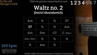 Waltz No. 2 - Dmitri Shostakovich (160 bpm) Backing track