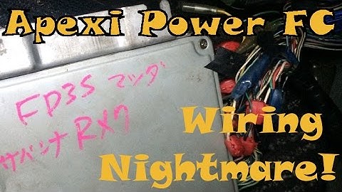 FD3S: Apexi Power FC Install