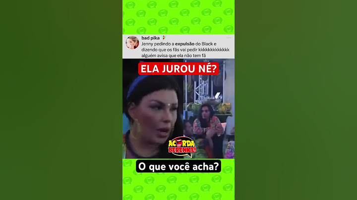 EITA!🚨 Jenny diz que seus fãs e seguidores vão pedir expulsão de Cézar Black em A Fazenda. Será?🤣