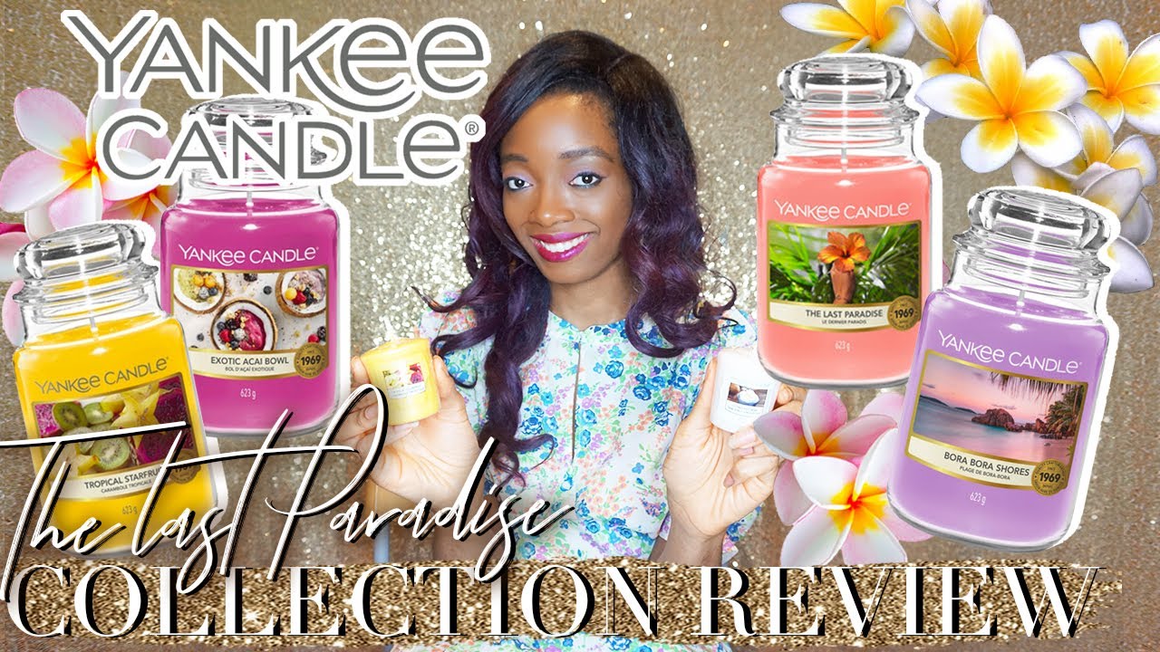 Yankee Candle the last Paradise Candle Review YouTube