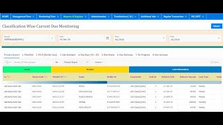 Classification Wise Due Monitoring (RIC Microfinance Software) screenshot 2