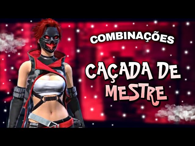 MELHORES COMBINAÇÕES DE ROUPAS FEMININAS NO FREE FIRE - PACOTE CAÇADA DE  MESTRE, SÓ COMBINAÇÕES TOP 