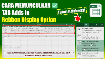 Cara Memunculkan Tab Adds-in Excel? 😱 Mudah Banget!