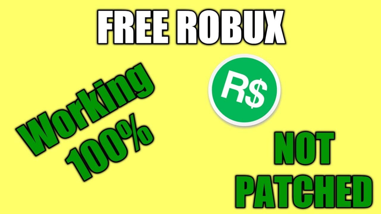 How To Get Free Robux Not Patched 2019 Youtube