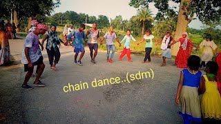 Garposh. san dumermunda. Chain dance sadri song...