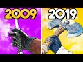 Evolution of the Throwing Knife/Combat Axe/Tomahawk in Cod History
