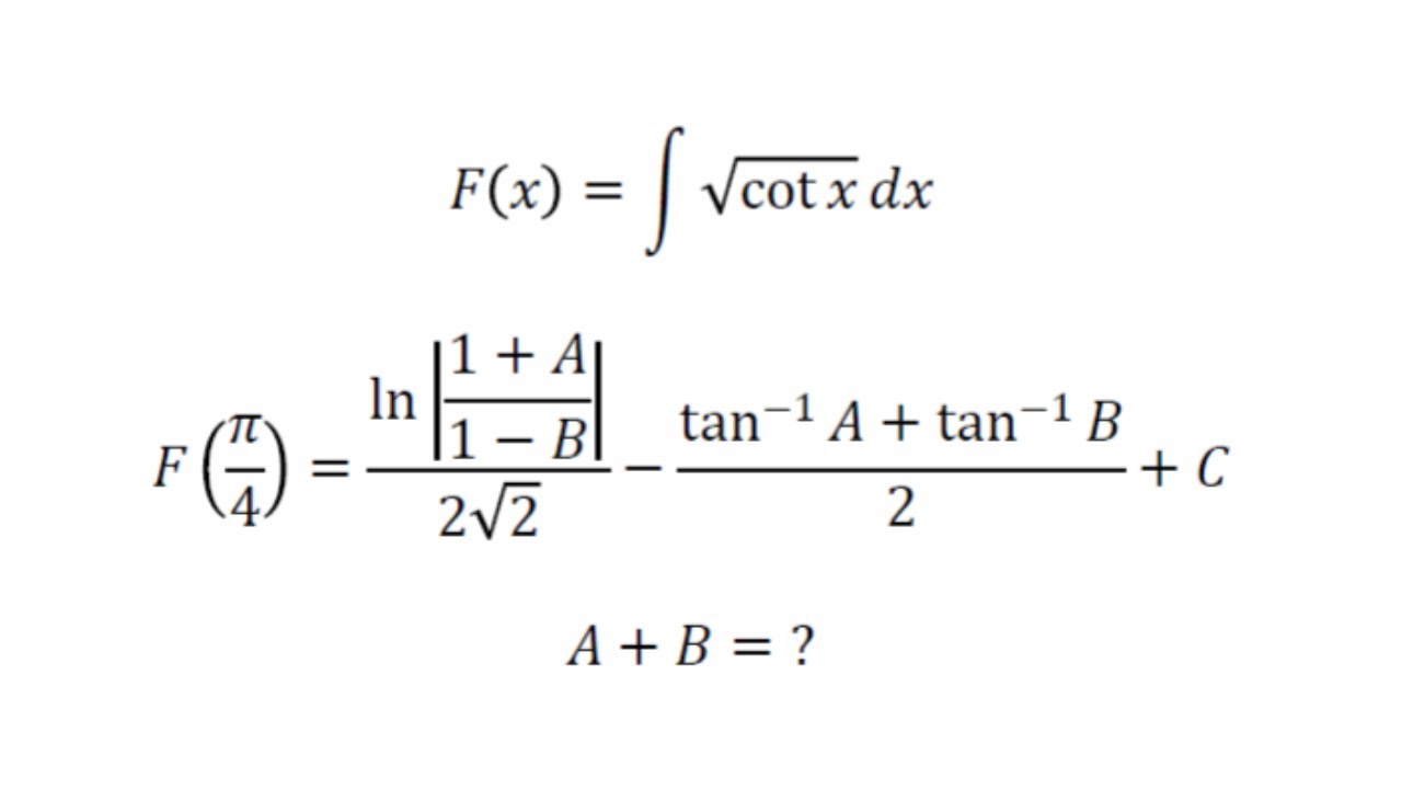 Calculus Math Problem | Can you solve this? - YouTube