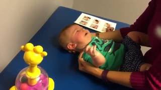 Quick PT exercises for baby with right torticollis