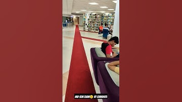Mid sem exam IIT guwahati| library | #iit #iitguwahati #exam #trending #iitjee #viral #shorts#study