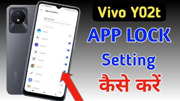 How to lock apps in Vivo y02t/Vivo y02t me app lock kaise kare/app lock setting
