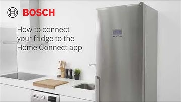How to connect your Bosch fridge to the Home Connect app