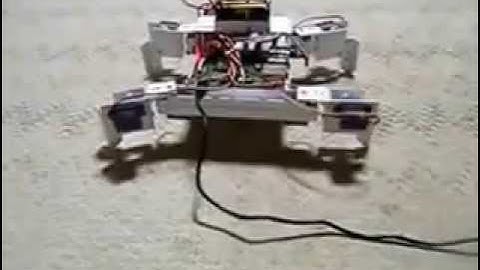 Raspberry Pi 2　4足歩行ロボットの追加モーション