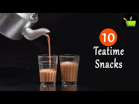 10 Teatime Snacks Recipe   After School Snacks   Quick & Easy Evening Snacks  Savory Tea Time Snacks