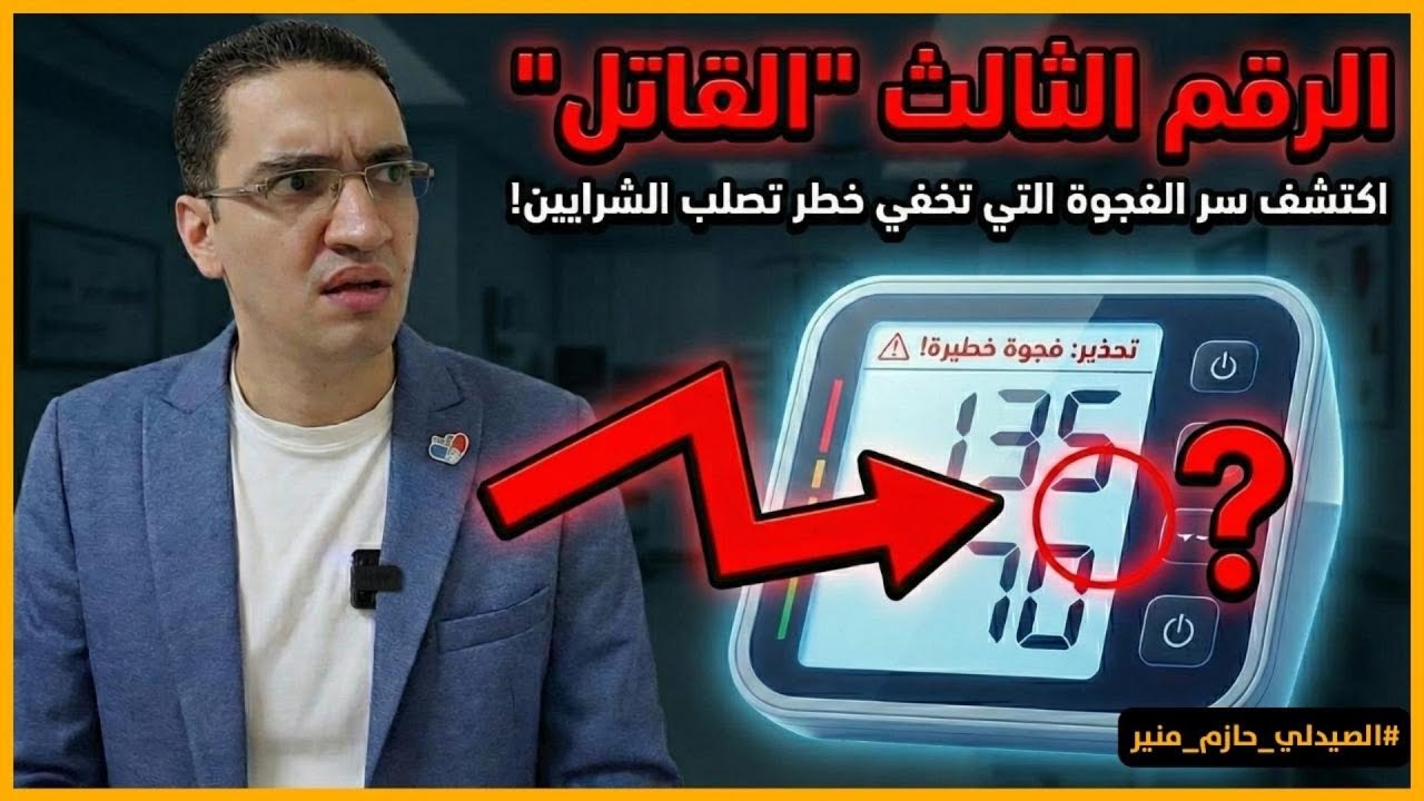هذا الرقم الخفي في قياس ضغطك أخطر من الضغط نفسه! ولا أحد يخبرك به - 5 خطوات تخلى شرايينك شباب