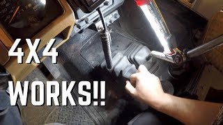 YJ Wrangler Transfer Case Linkage Fixed - YouTube