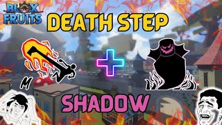 DEATH STEP + SHADOW WITH CYBORG RACE = GODLY DAMAGE🔥| PVP BLOXFRUITS | BLOXFRUITS