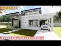 Project #24: 3 BEDROOM MODERN BUNGALOW HOUSE on 15x20m (300sqm) LOT | SMALL HOUSE DESIGN |