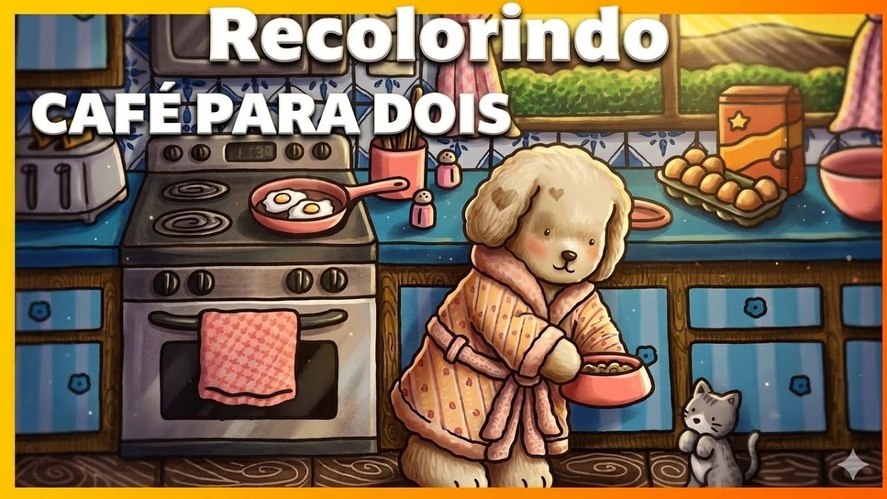 Recolorindo Bobbie Goods do Dia para a Noite, Café para Dois