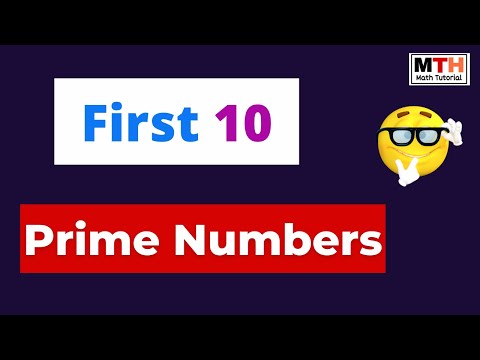 First ten prime numbers || First 10 Primes