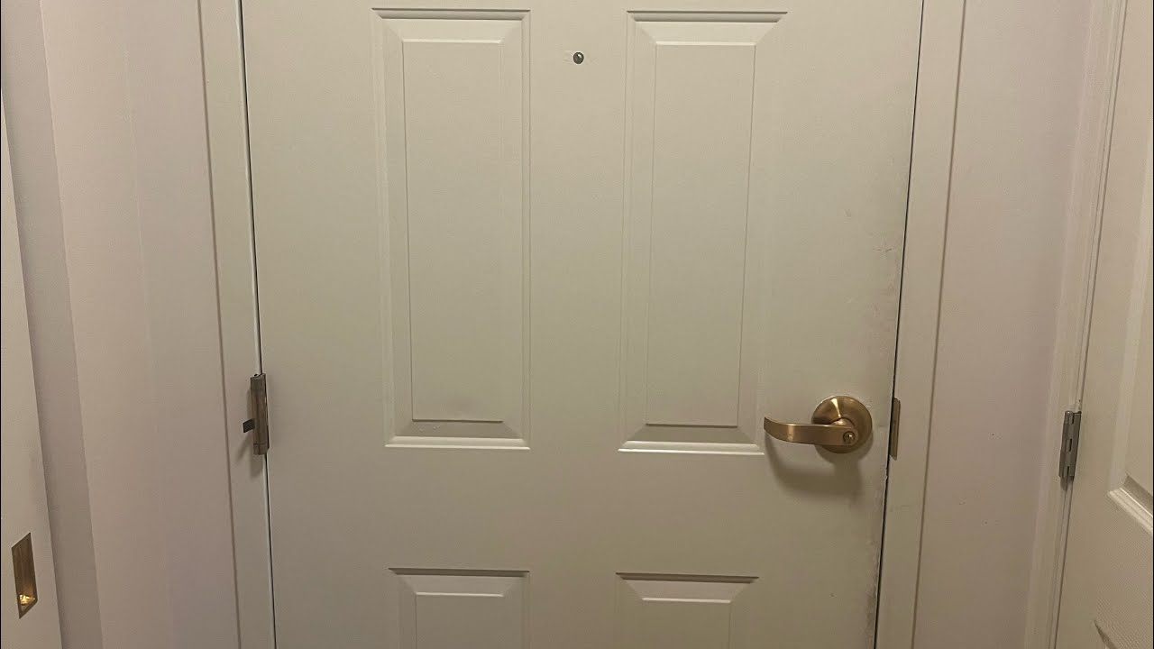 Shimming hinges on a door. YouTube