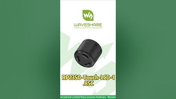 RP2350-Touch-LCD-1.85C,Unique Dual-Core, Dual-Architecture SoC,Integrated Round Touchscreen & Audio