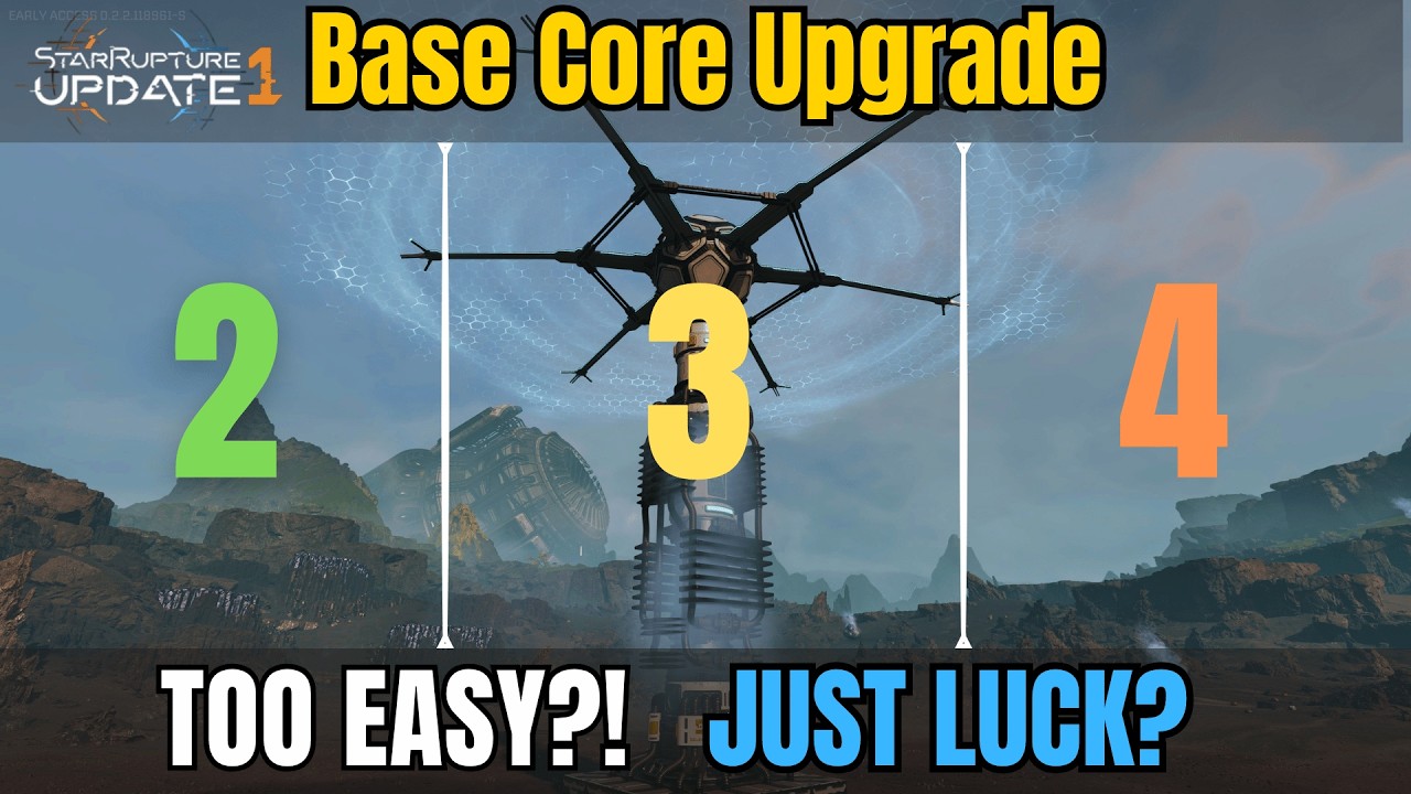 Massive Base Core Upgrades (Level 2, 3, 4) – StarRupture Update 1 - YouTube